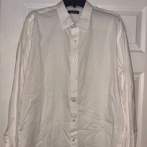 Nautica Men's Dress Shirt, White, XL